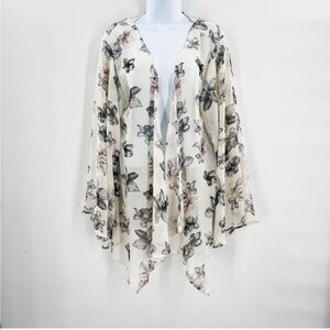 Sh + Sky Floral Women's Butterfly Kimono